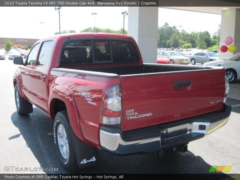 Barcelona Red Metallic / Graphite 2010 Toyota Tacoma V6 SR5 TRD Double Cab 4x4