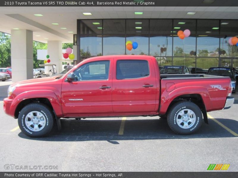 Barcelona Red Metallic / Graphite 2010 Toyota Tacoma V6 SR5 TRD Double Cab 4x4