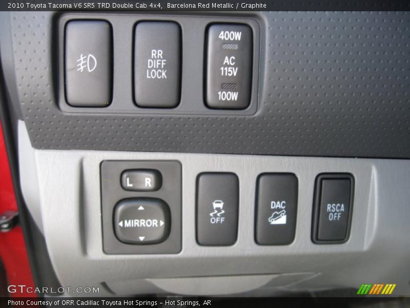 Barcelona Red Metallic / Graphite 2010 Toyota Tacoma V6 SR5 TRD Double Cab 4x4