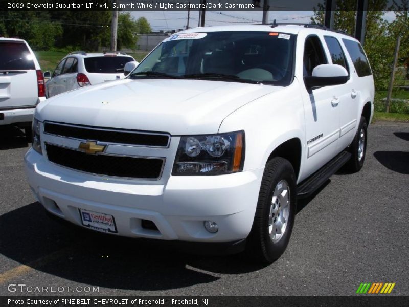Summit White / Light Cashmere/Dark Cashmere 2009 Chevrolet Suburban LT 4x4