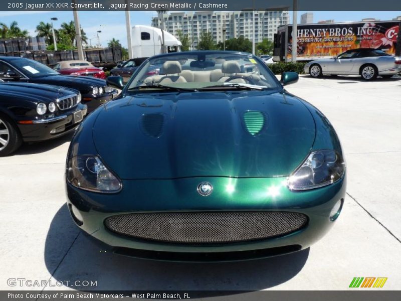 Jaguar Racing Green Metallic / Cashmere 2005 Jaguar XK XKR Convertible