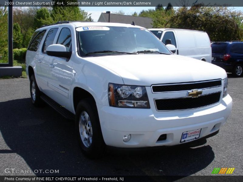 Summit White / Light Cashmere/Dark Cashmere 2009 Chevrolet Suburban LT 4x4