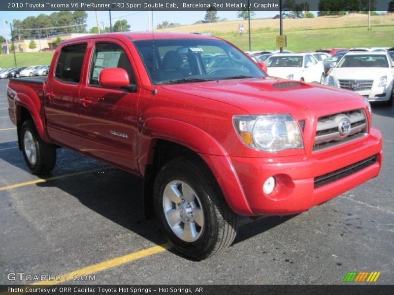 Barcelona Red Metallic / Graphite 2010 Toyota Tacoma V6 PreRunner TRD Sport Double Cab
