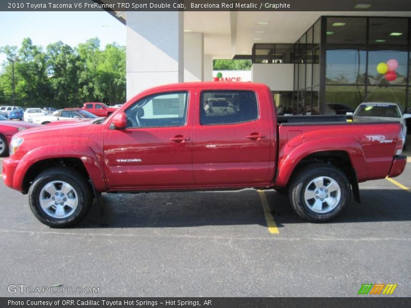 Barcelona Red Metallic / Graphite 2010 Toyota Tacoma V6 PreRunner TRD Sport Double Cab