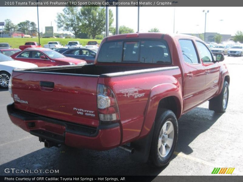Barcelona Red Metallic / Graphite 2010 Toyota Tacoma V6 PreRunner TRD Sport Double Cab