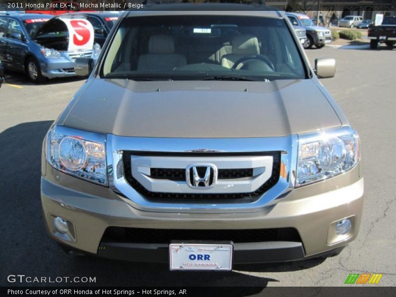 Mocha Metallic / Beige 2011 Honda Pilot EX-L