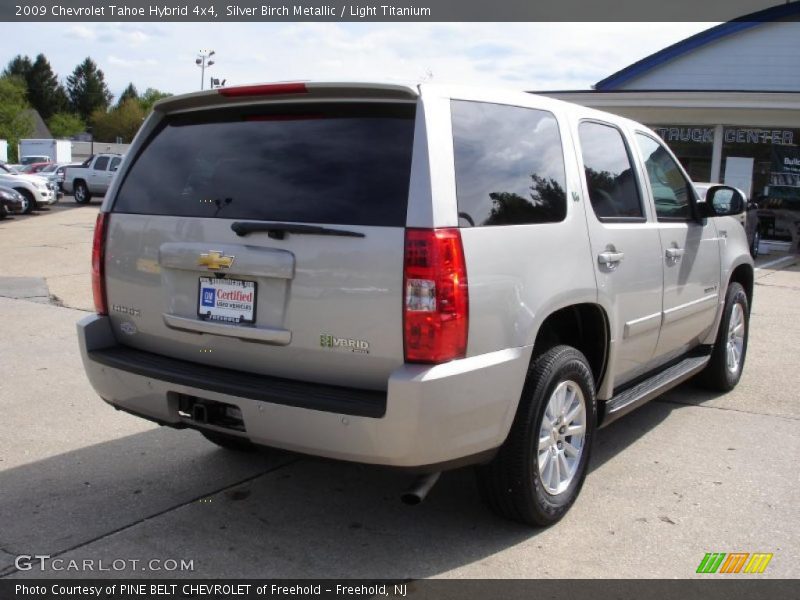 Silver Birch Metallic / Light Titanium 2009 Chevrolet Tahoe Hybrid 4x4