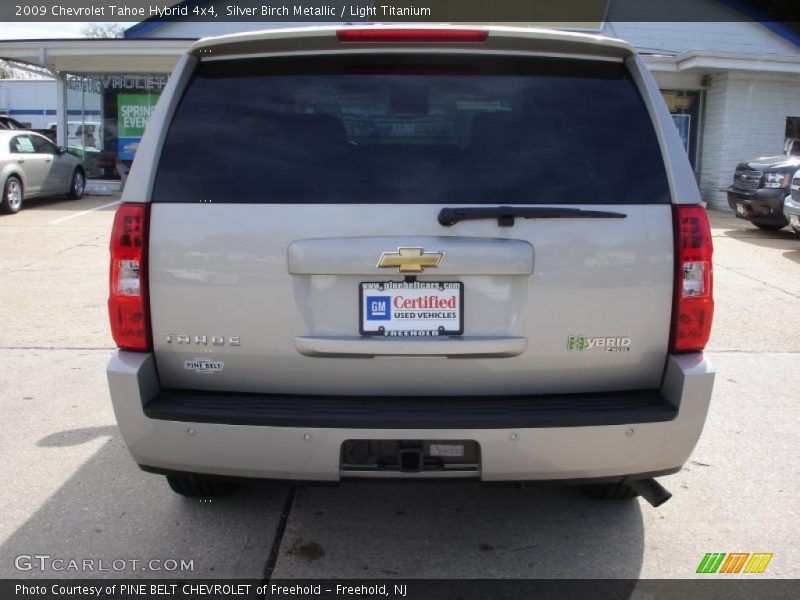 Silver Birch Metallic / Light Titanium 2009 Chevrolet Tahoe Hybrid 4x4