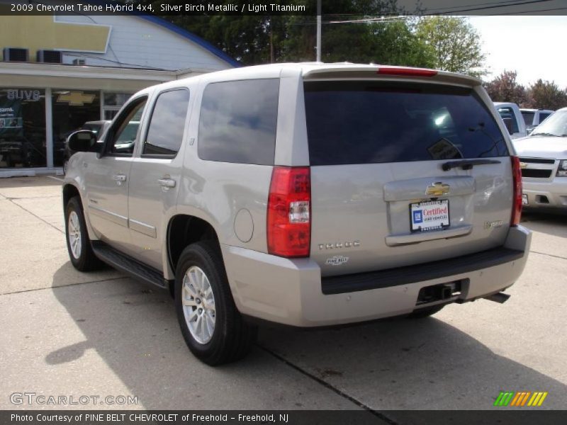 Silver Birch Metallic / Light Titanium 2009 Chevrolet Tahoe Hybrid 4x4