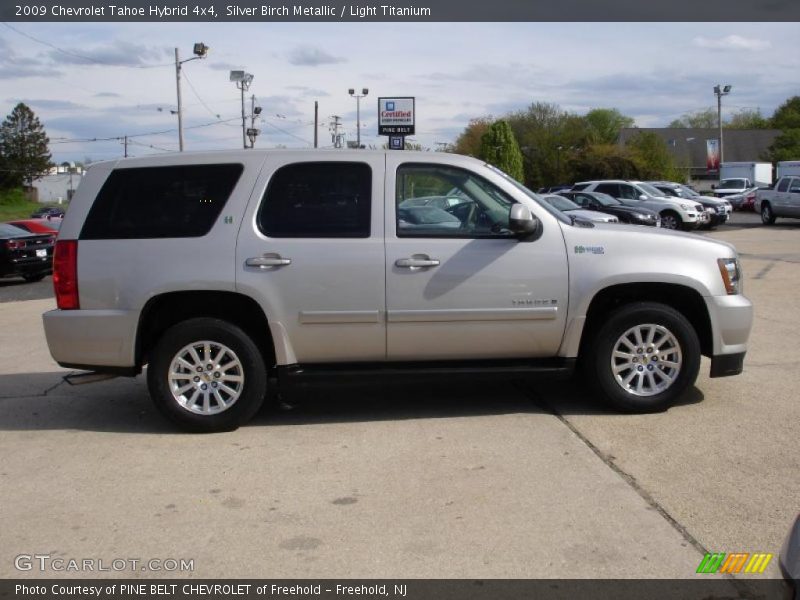 Silver Birch Metallic / Light Titanium 2009 Chevrolet Tahoe Hybrid 4x4