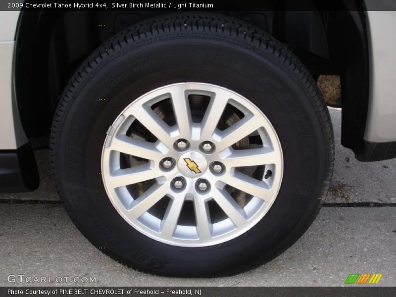 Silver Birch Metallic / Light Titanium 2009 Chevrolet Tahoe Hybrid 4x4