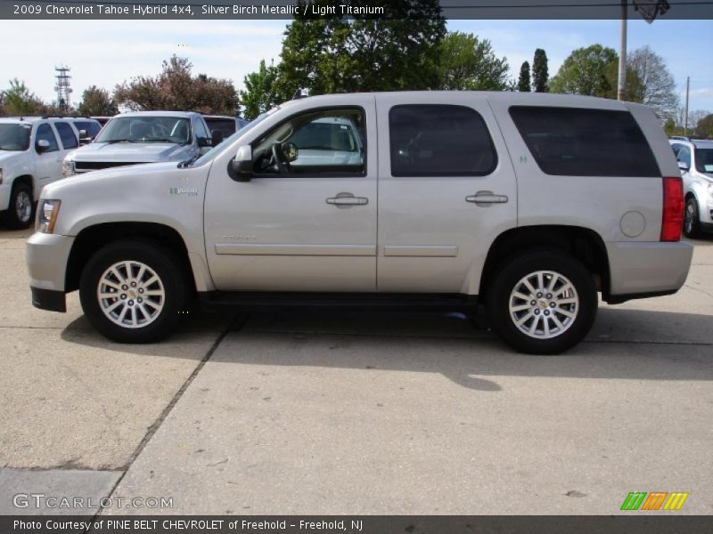 Silver Birch Metallic / Light Titanium 2009 Chevrolet Tahoe Hybrid 4x4