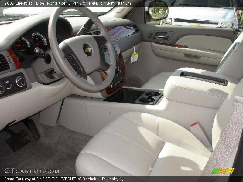 Silver Birch Metallic / Light Titanium 2009 Chevrolet Tahoe Hybrid 4x4
