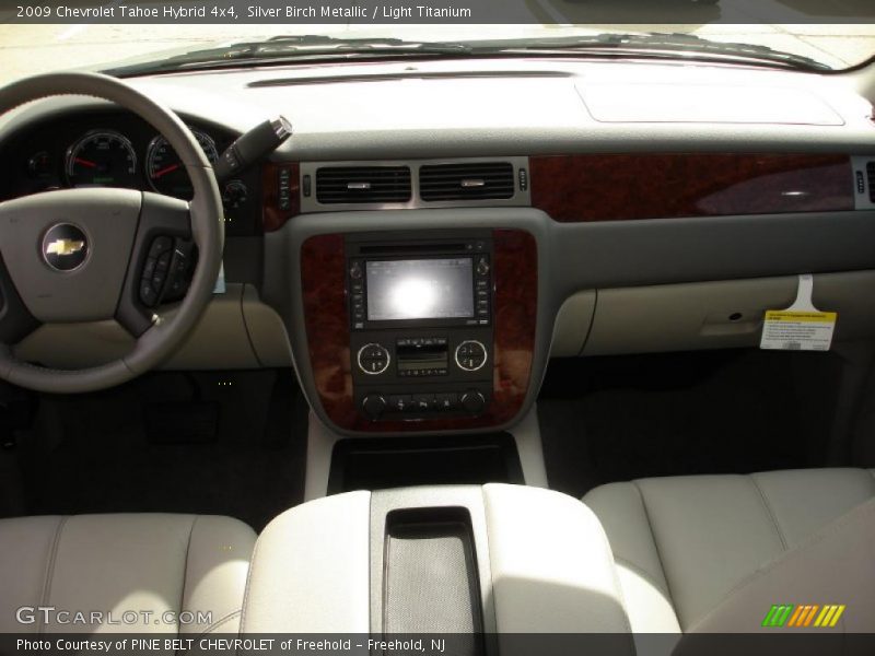 Silver Birch Metallic / Light Titanium 2009 Chevrolet Tahoe Hybrid 4x4