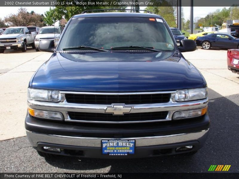 Indigo Blue Metallic / Graphite/Medium Gray 2002 Chevrolet Suburban 1500 LS 4x4