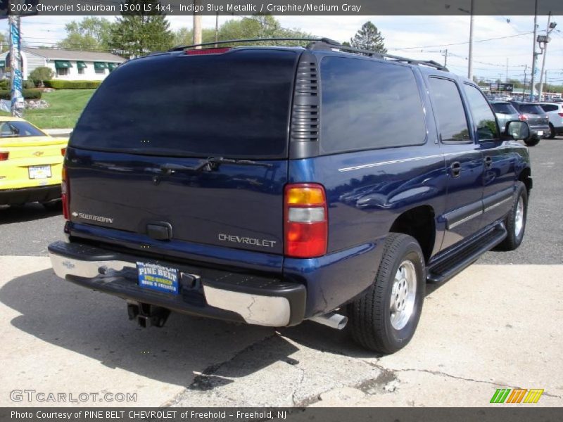 Indigo Blue Metallic / Graphite/Medium Gray 2002 Chevrolet Suburban 1500 LS 4x4