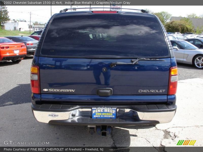 Indigo Blue Metallic / Graphite/Medium Gray 2002 Chevrolet Suburban 1500 LS 4x4