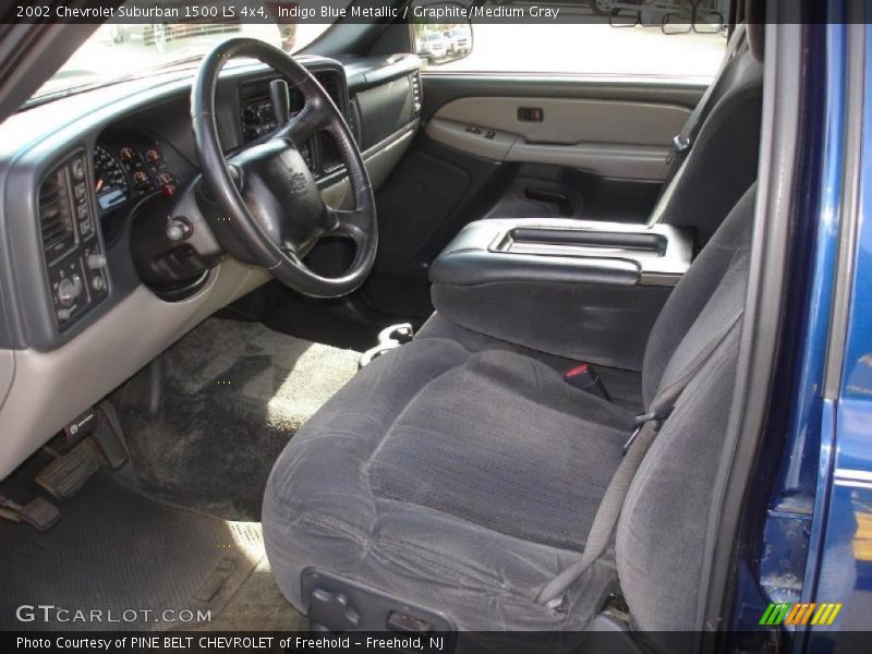 Indigo Blue Metallic / Graphite/Medium Gray 2002 Chevrolet Suburban 1500 LS 4x4