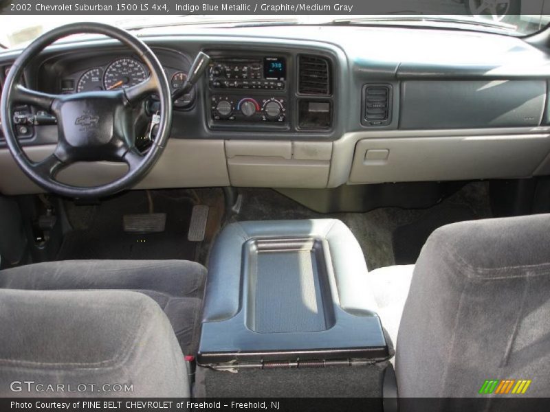 Indigo Blue Metallic / Graphite/Medium Gray 2002 Chevrolet Suburban 1500 LS 4x4