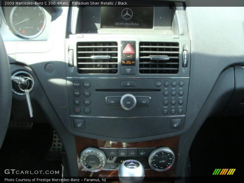 Palladium Silver Metallic / Black 2009 Mercedes-Benz C 300 4Matic