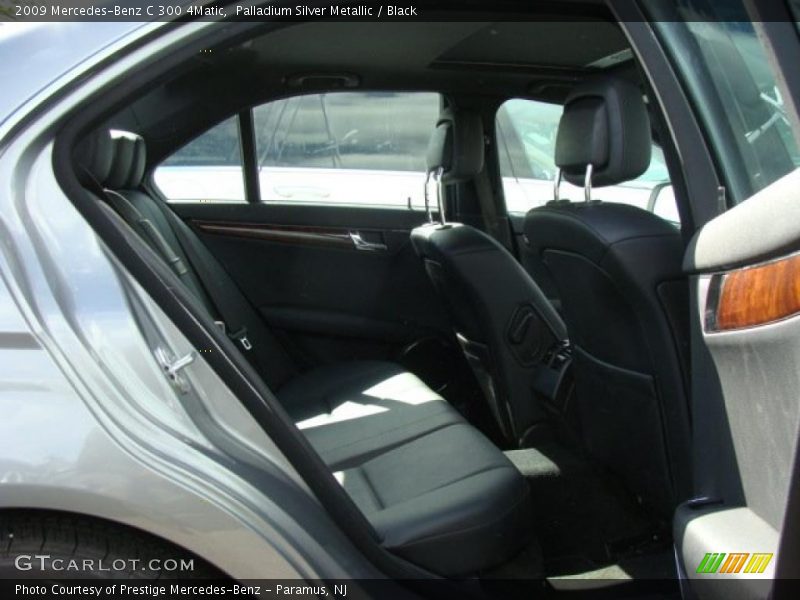Palladium Silver Metallic / Black 2009 Mercedes-Benz C 300 4Matic