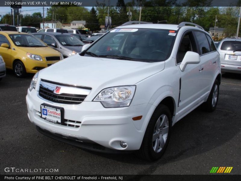 Polar White / Gray 2009 Saturn VUE XR V6