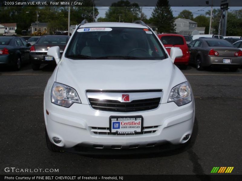 Polar White / Gray 2009 Saturn VUE XR V6