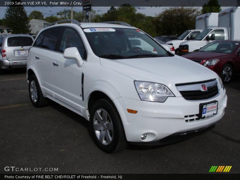 Polar White / Gray 2009 Saturn VUE XR V6