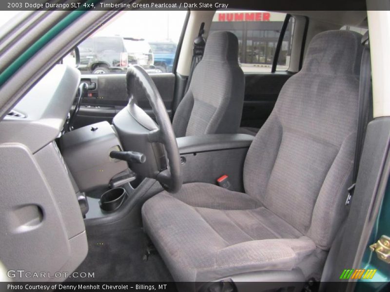 Timberline Green Pearlcoat / Dark Slate Gray 2003 Dodge Durango SLT 4x4