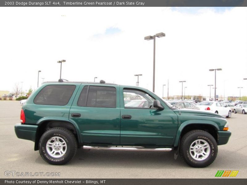 Timberline Green Pearlcoat / Dark Slate Gray 2003 Dodge Durango SLT 4x4