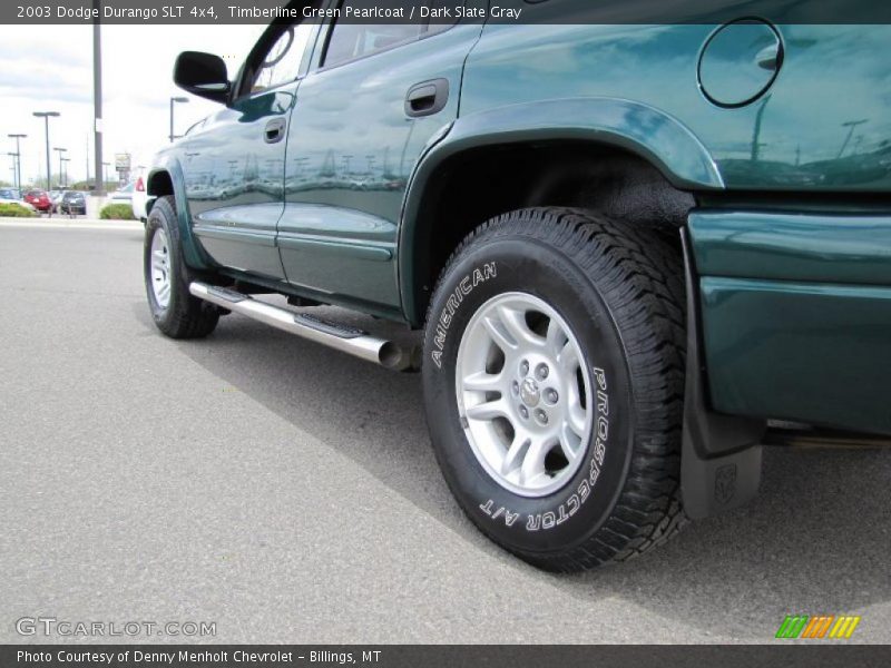 Timberline Green Pearlcoat / Dark Slate Gray 2003 Dodge Durango SLT 4x4