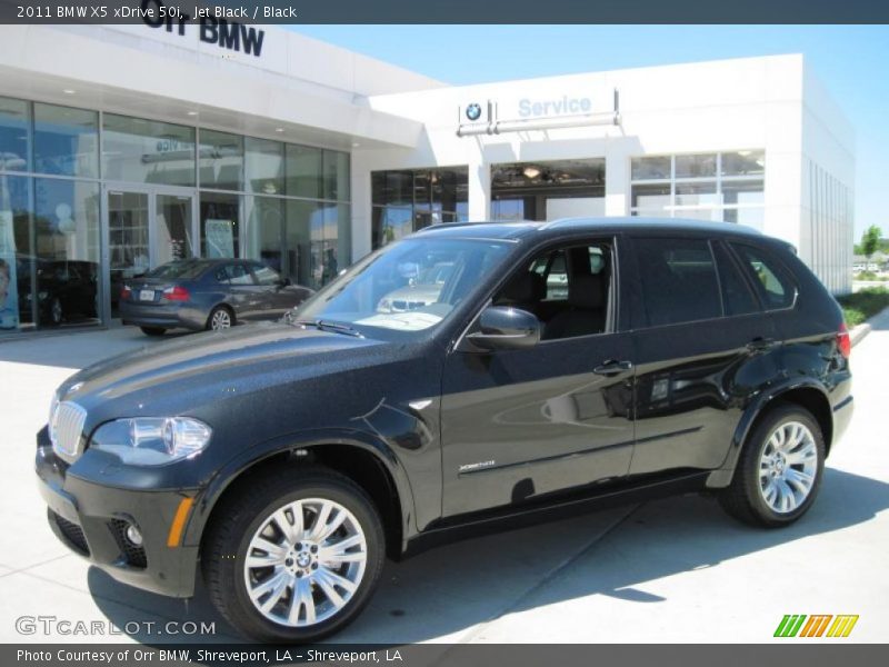 Jet Black / Black 2011 BMW X5 xDrive 50i