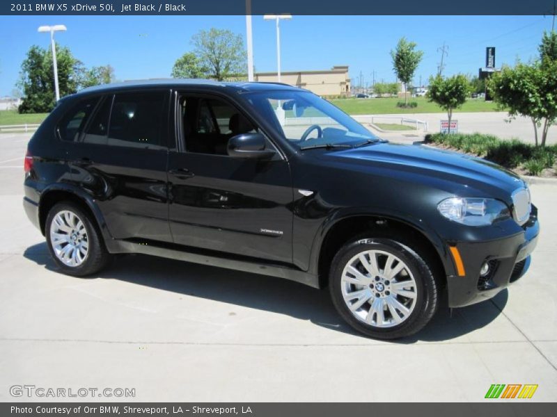 Jet Black / Black 2011 BMW X5 xDrive 50i