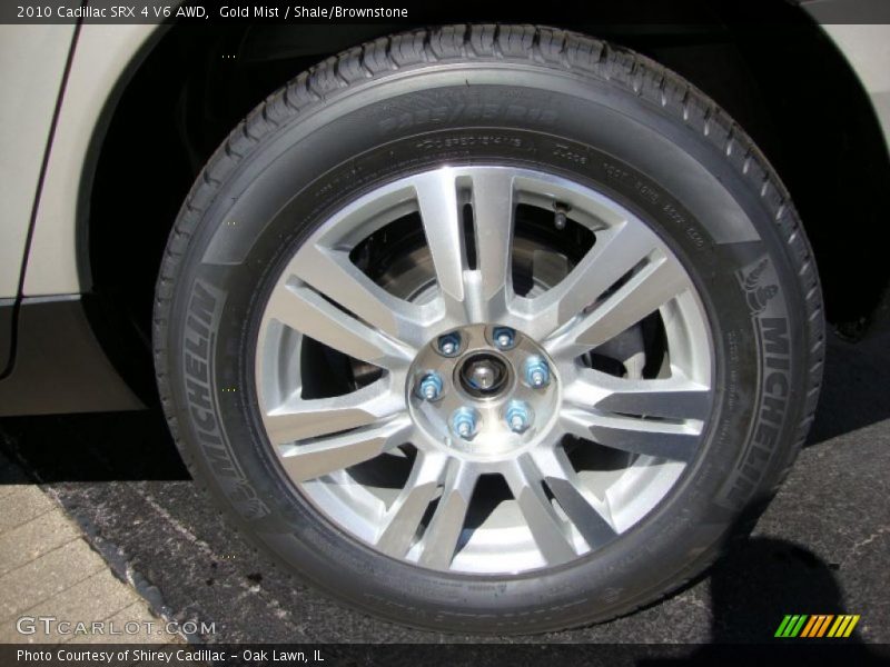 Gold Mist / Shale/Brownstone 2010 Cadillac SRX 4 V6 AWD