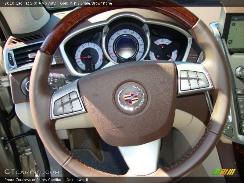 Gold Mist / Shale/Brownstone 2010 Cadillac SRX 4 V6 AWD