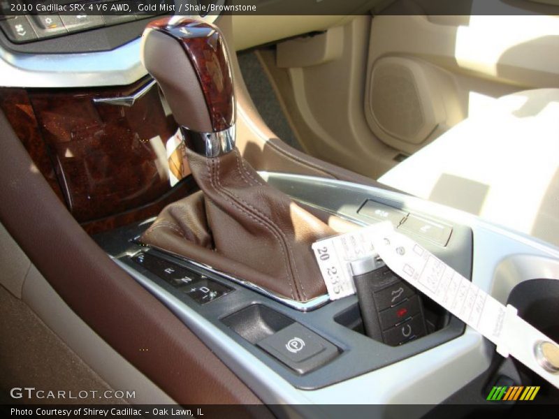 Gold Mist / Shale/Brownstone 2010 Cadillac SRX 4 V6 AWD