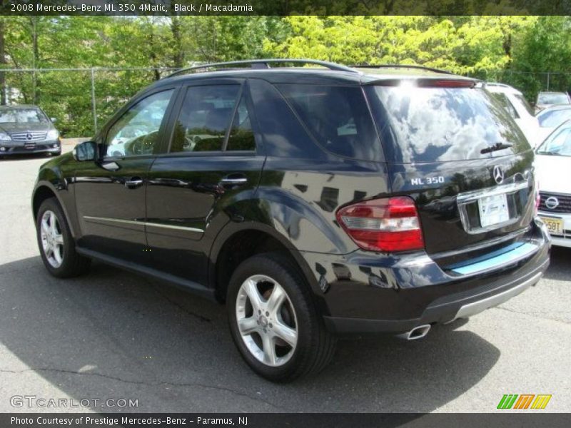 Black / Macadamia 2008 Mercedes-Benz ML 350 4Matic