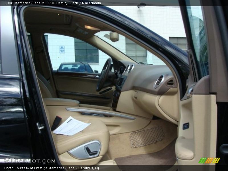Black / Macadamia 2008 Mercedes-Benz ML 350 4Matic