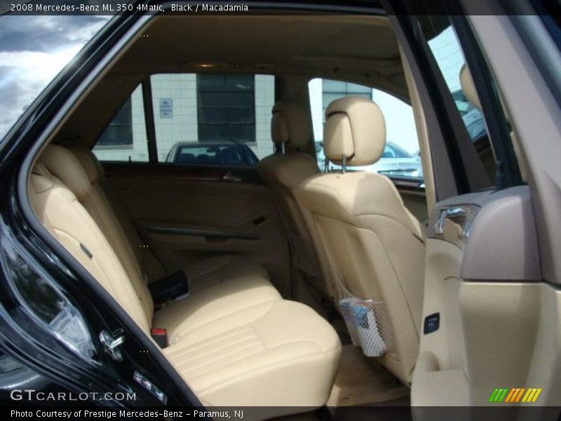 Black / Macadamia 2008 Mercedes-Benz ML 350 4Matic