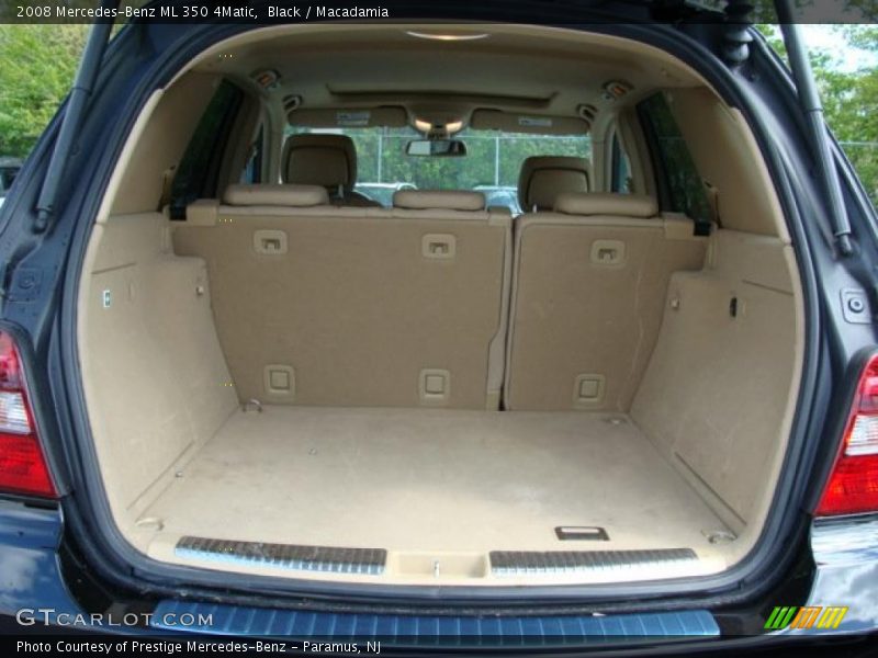 Black / Macadamia 2008 Mercedes-Benz ML 350 4Matic