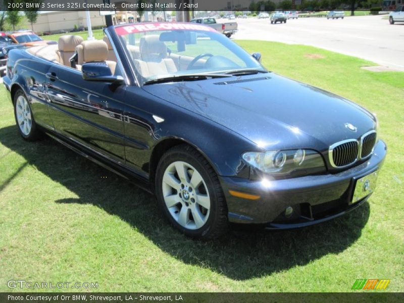 Orient Blue Metallic / Sand 2005 BMW 3 Series 325i Convertible