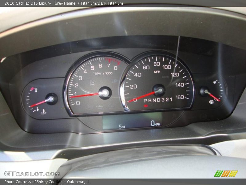 Grey Flannel / Titanium/Dark Titanium 2010 Cadillac DTS Luxury