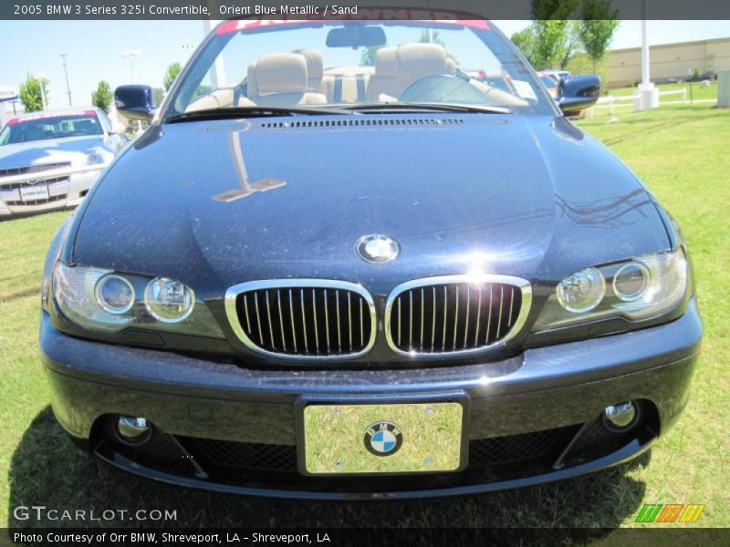 Orient Blue Metallic / Sand 2005 BMW 3 Series 325i Convertible