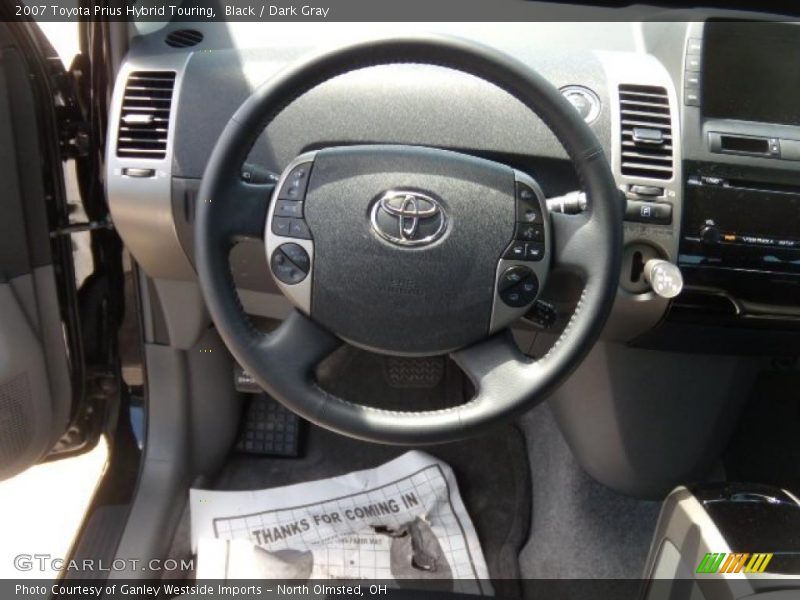 Black / Dark Gray 2007 Toyota Prius Hybrid Touring