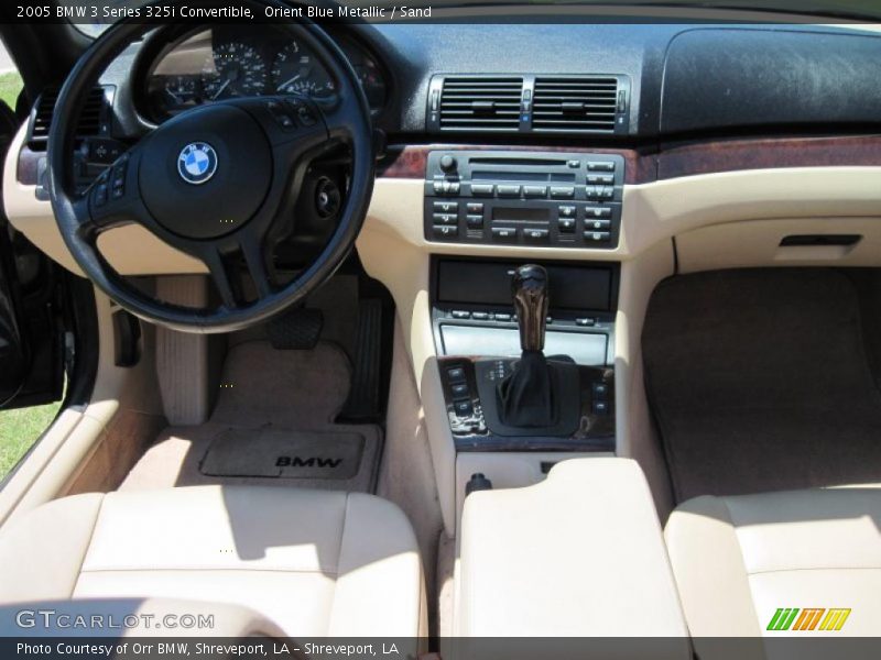 Orient Blue Metallic / Sand 2005 BMW 3 Series 325i Convertible