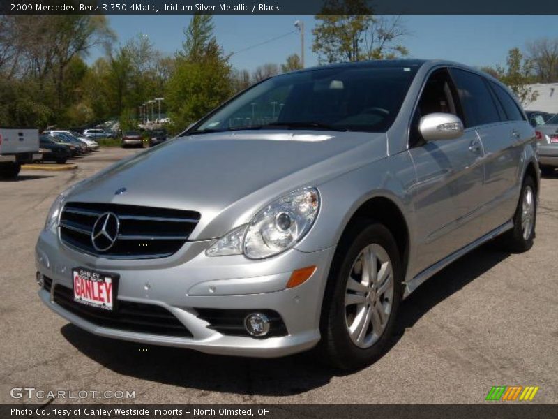 Iridium Silver Metallic / Black 2009 Mercedes-Benz R 350 4Matic