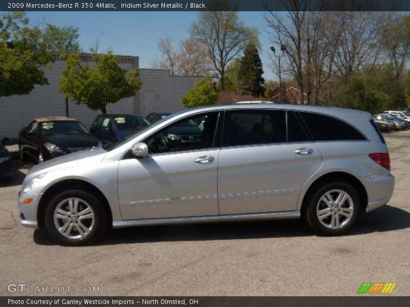 Iridium Silver Metallic / Black 2009 Mercedes-Benz R 350 4Matic