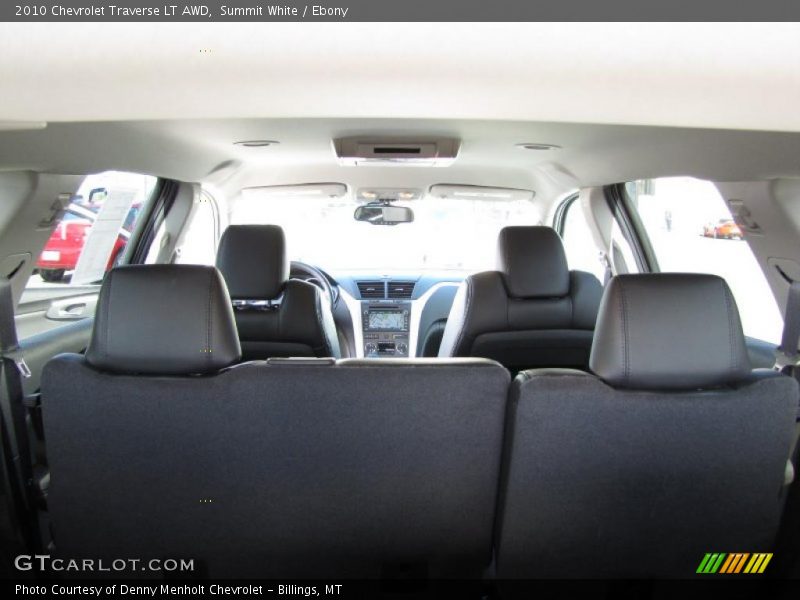 Summit White / Ebony 2010 Chevrolet Traverse LT AWD
