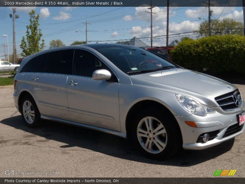 Iridium Silver Metallic / Black 2009 Mercedes-Benz R 350 4Matic