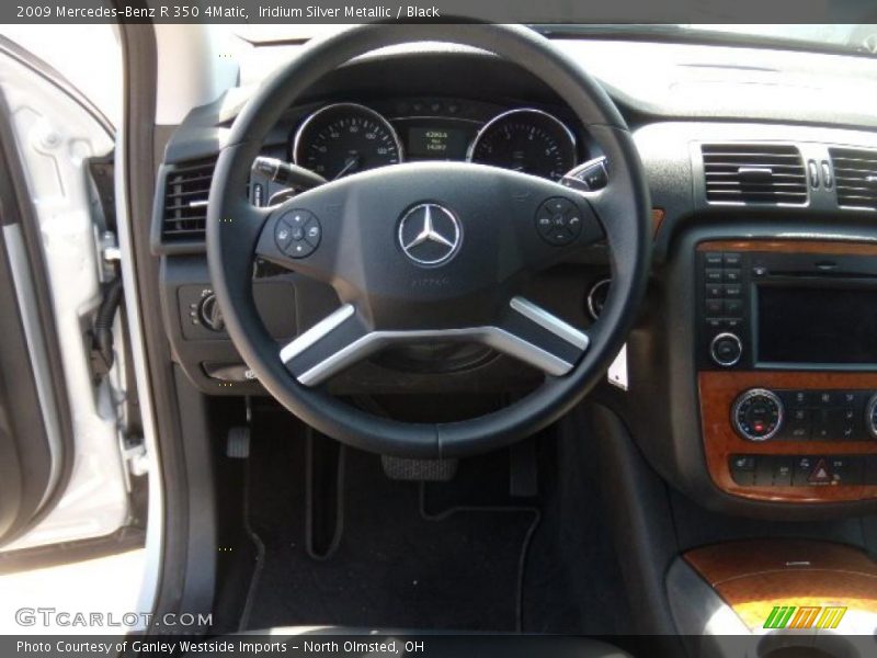 Iridium Silver Metallic / Black 2009 Mercedes-Benz R 350 4Matic